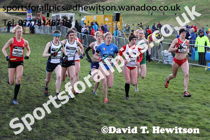 International Mixed Relays, Morrisons Great Edinburgh Cross Country. Photo: David T. Hewitson/Sports for All Pics